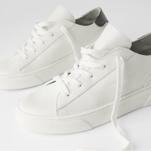 Zara Soft Leather Sneakers - Picture 2 of 12